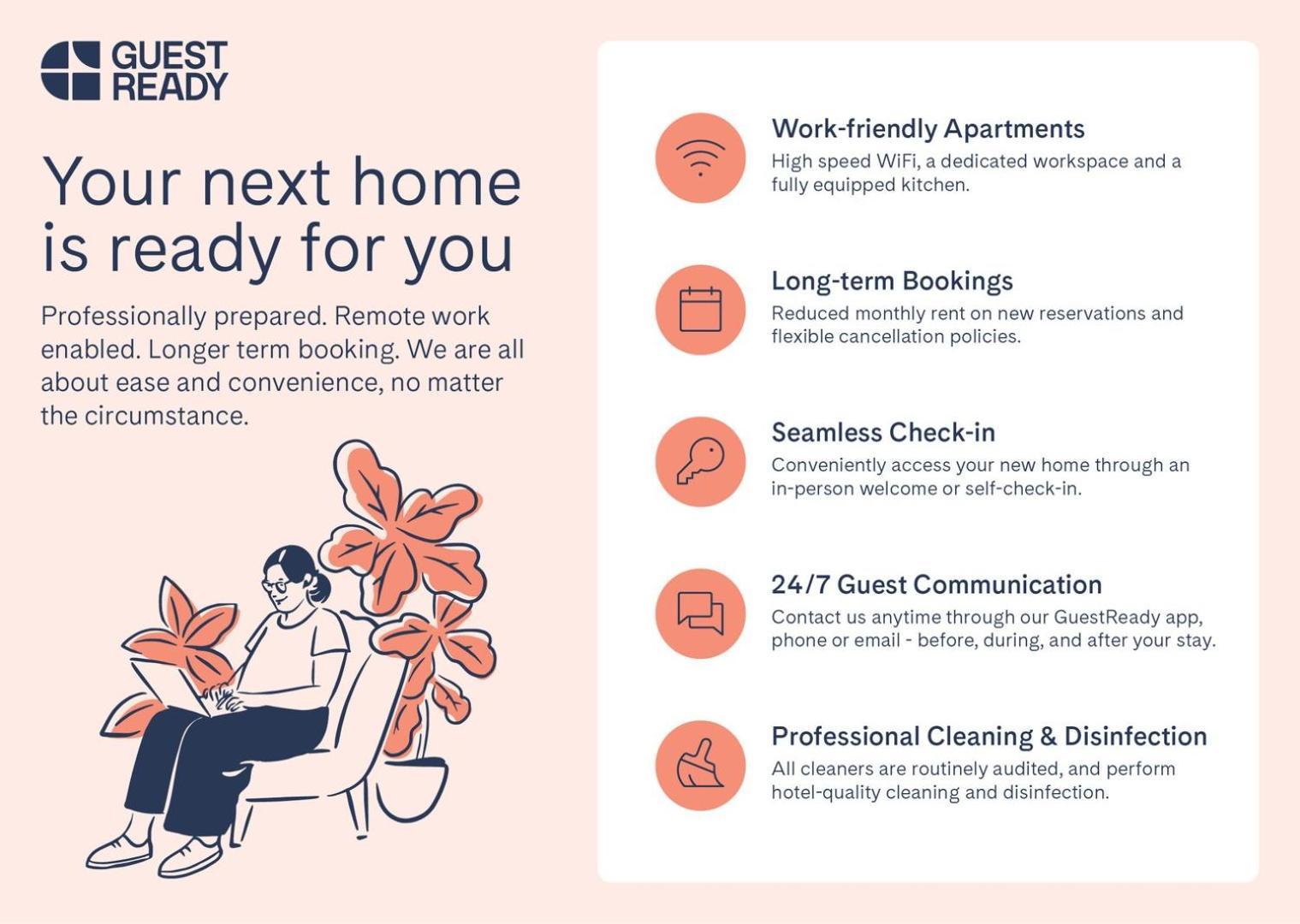 Guestready - Bright Home Near Montjuic Barcelona Eksteriør bilde
